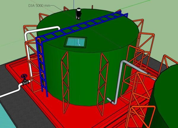 Digester anaerobic 200 M3 (4)